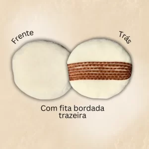 Esponja com fita bordada - Corel Embalagens