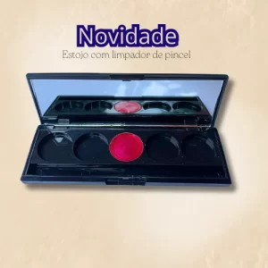 Estojo com limpador de pincel - Corel Embalagens