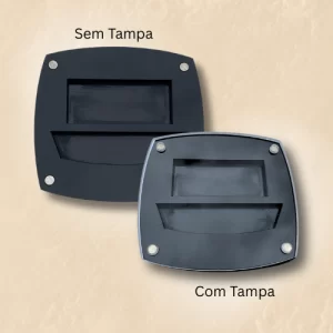 Estojo 03 tampa transparente fechamento com imã - Corel Embalagens