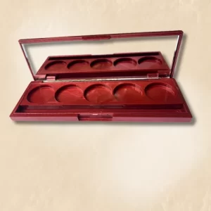 Estojo comprido vermelho com espelho - Corel Embalagens